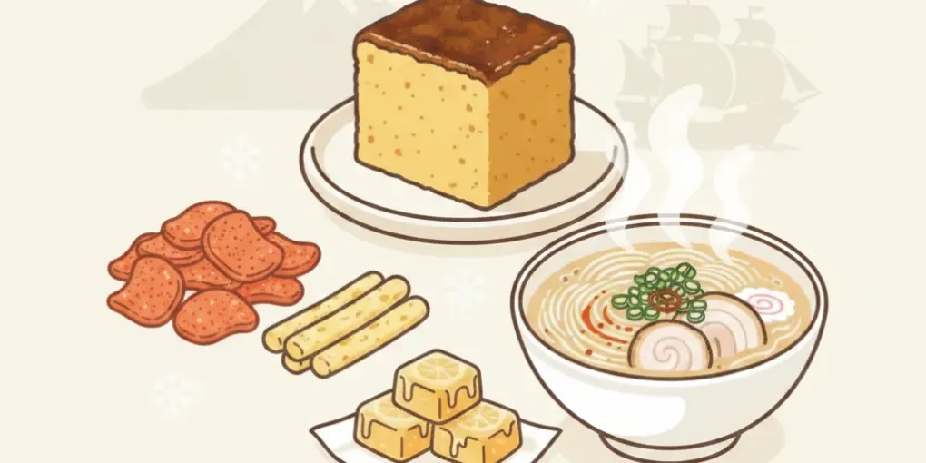 Illustration for Kyushu Snacks 101: 4 Southern Treats You Can Order in the US