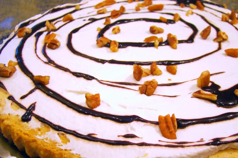 Sweet potato tart, a warm-spiced dessert similar in spirit to Sweet Potato Tamago